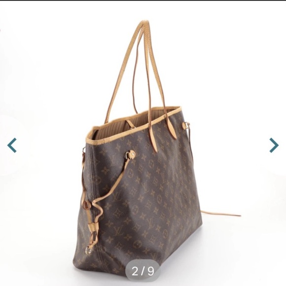 Louis Vuitton Neverfull GM Monogram Canvas & Vachetta Leather - Picture 5 of 17